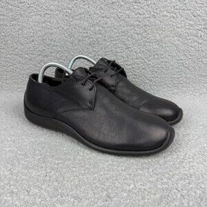 Collection Privee Womens 8.5 EU 38.5 Shoes Black Leather Casual Italy Vintage